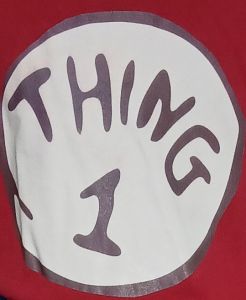 Kids Costumes to Hire - Dr Seuss Thing 1 - 7 Years